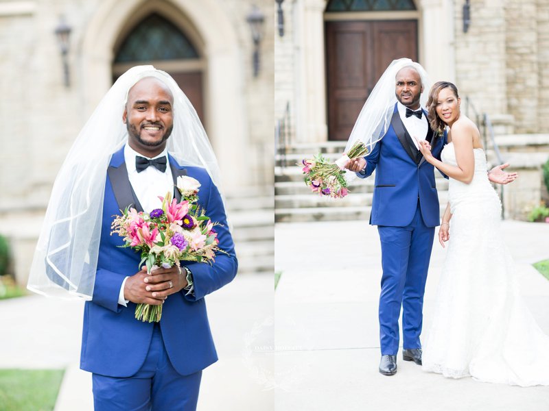 lee university chapel wedding during the warm summer wedding months
