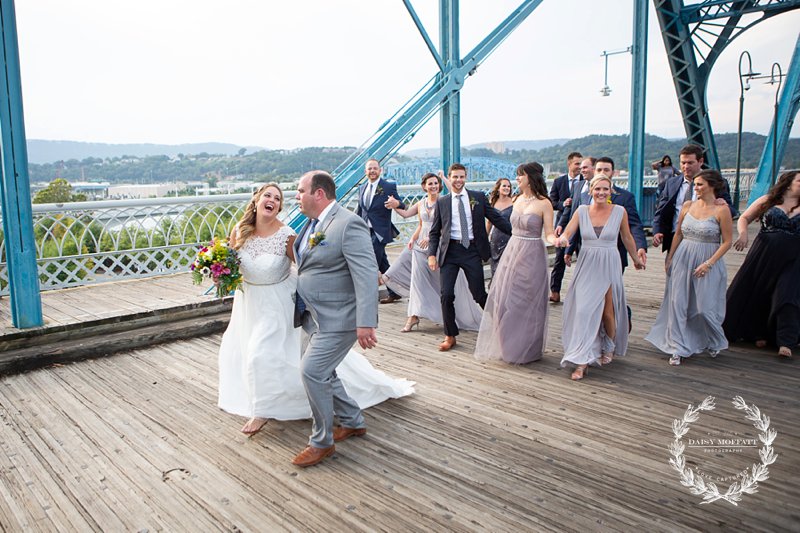 hunter museum wedding and celebration of their union with chattanooga best photographer Daisy Moffatt 