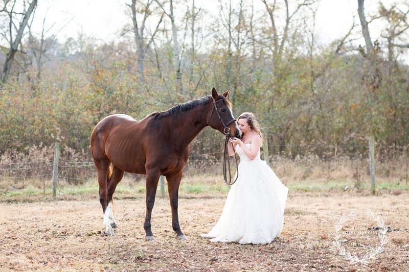 A Day After session with horse wedding photo inspo with Atlanta photographer and Chattanooga wedding photographer Daisy Moffatt Photography